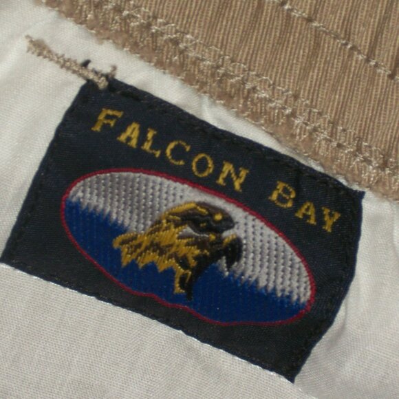 FALCON BAY NWT Khakis Pants 70x32 Pleated Relaxed Fit Big and Tall - Picture 7 of 10